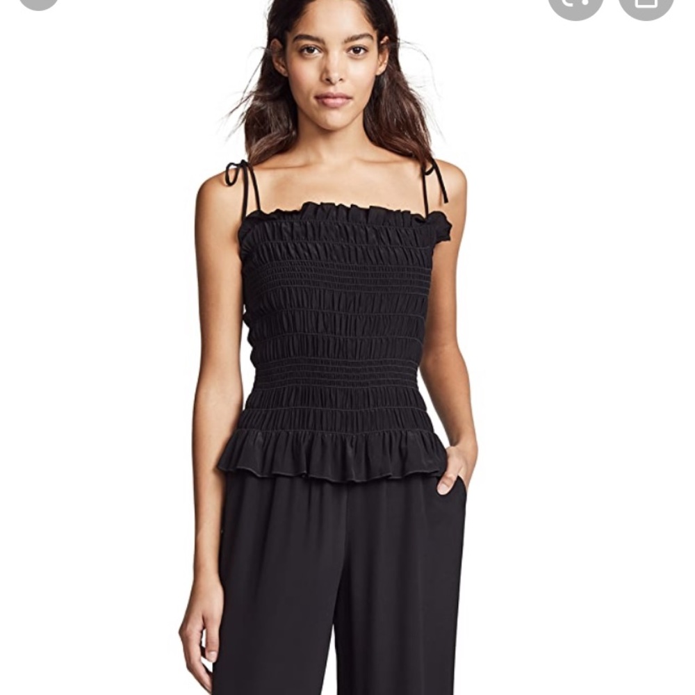 Tory Burch smocked jumpsuit